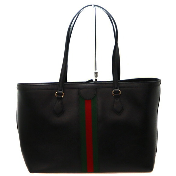 Gucci Tote Bag Black Leather - Picture 2 of 9